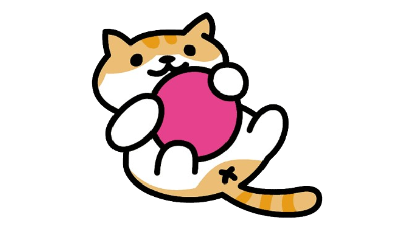 cat in a ball
